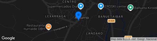 Map showing Estadio Basarte