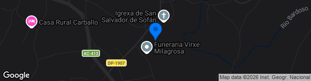Map showing Campo del Sofan