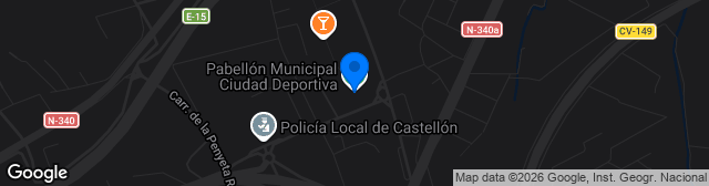 Map showing Ciudad Deportiva FACSA