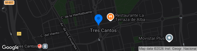 Map showing Campo Municipal de Fútbol Foresta A