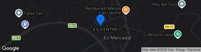 Map showing Estadio San Martì
