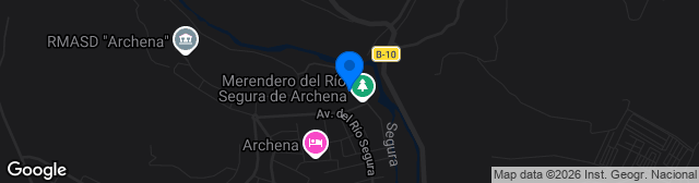 Map showing Campo Futbol Archena