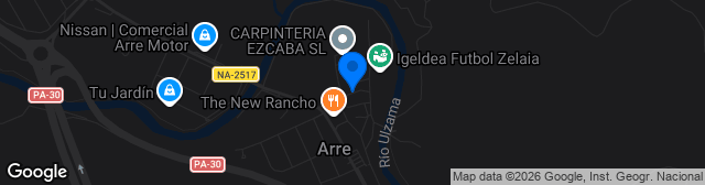 Map showing Campo Igueldea