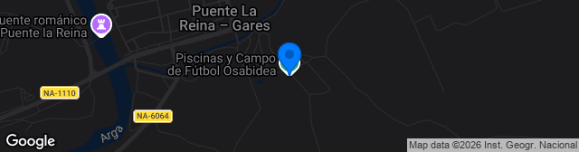 Map showing Complejo Polideportivo Municipal Osabidea