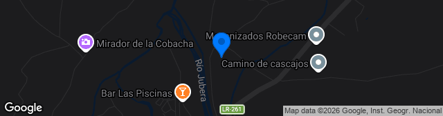Map showing Estadio El Rozo