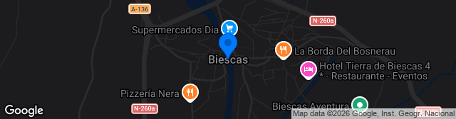 Map showing Campo Municipal De Futbol Fernando Escartin Coti