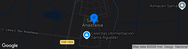 Map showing Estadio Fontanazas