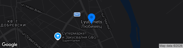 Map showing Gradski stadion