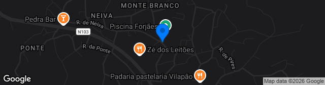 Map showing Estádio Horácio Queirós
