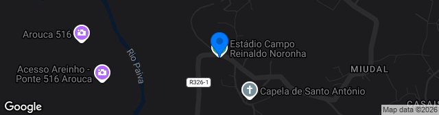 Map showing Estádio Campo Reinaldo Noronha