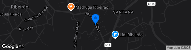Map showing Estádio do Passal