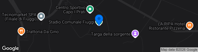 Map showing Stadio Comunale