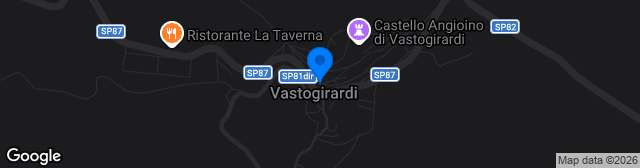 Map showing Stadio Comunale Vastogirardi