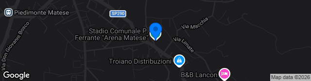 Map showing Stadio Comunale P. Ferrante