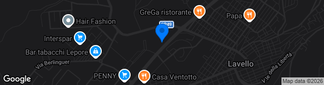 Map showing Stadio Franco Pisicchio