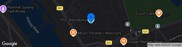 Map showing Stadion Narodowy