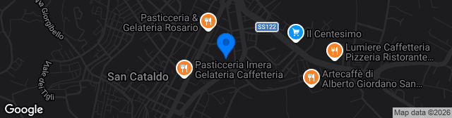 Map showing Stadio Valentino Mazzola
