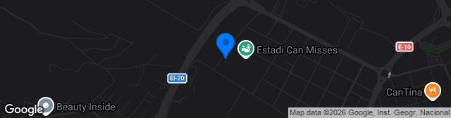 Map showing Estadio Can Misses – Power Electronic