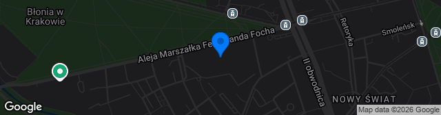 Map showing Stadion Cracovii im. Józefa Piłsudskiego