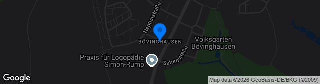 Map showing Sportplatz Bövinghausen