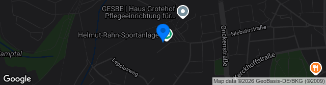 Map showing Helmut-Rahn-Sportanlage Kunstrasen unten