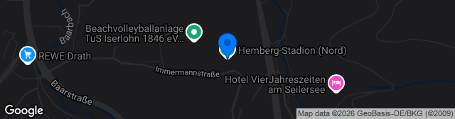 Map showing Hembergstadion