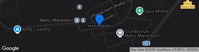 Map showing Marienborn Kunstrasenplatz