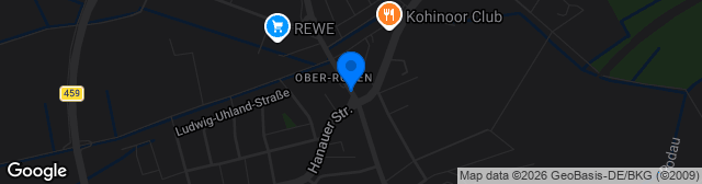Map showing Sportanlage Frankfurter Straße