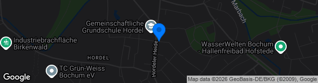 Map showing Stadion Hordeler Heide