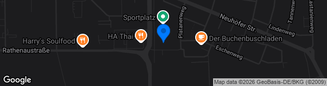 Map showing Kunstrasenplatz Neu-Isenburg-Zeppelinheim