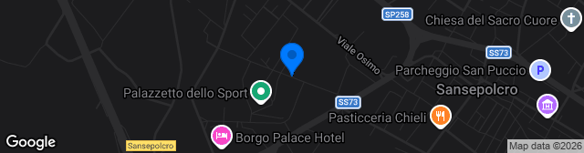 Map showing Stadio Buitoni