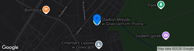 Map showing Stadion Miejski