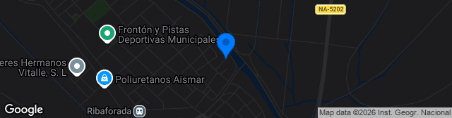 Map showing Estadio San Bartolomé