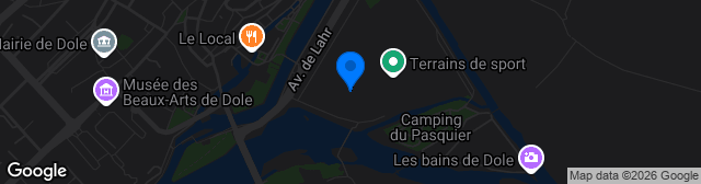 Map showing Stade Municipal Robert Bobin