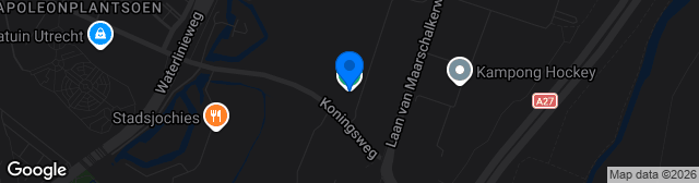 Map showing Sportcomplex Zoudenbalch