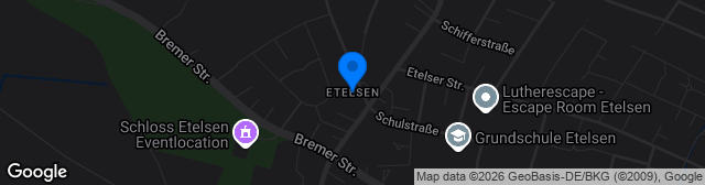 Map showing Etelsen A-Platz