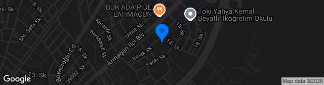 Map showing Makü İstiklal Stadı