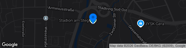 Map showing Stadion Am Steg