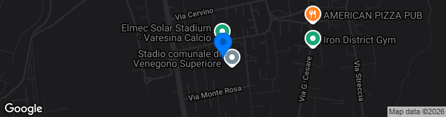Map showing Campo Comunale