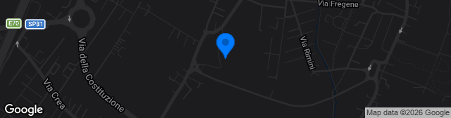 Map showing Stadio Comunale Salvador Allende