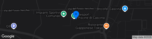 Map showing Stadio Redini