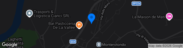 Map showing Stadio Ottavio Pierangeli