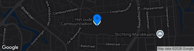 Map showing Cambuur Stadion