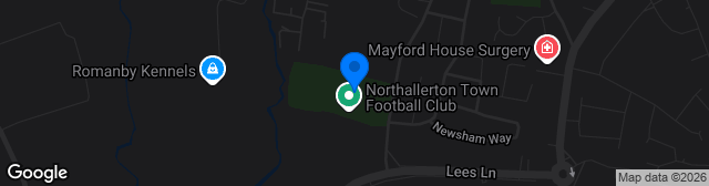 Map showing The Calvert Stadium