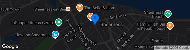 Map showing The Total Power Stadium