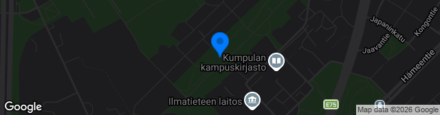 Map showing Kumpulanlaakson tekonurmi