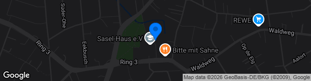 Map showing Sportplatz Parkweg