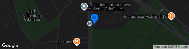Map showing Boisko Gedania 1922 Gdańsk