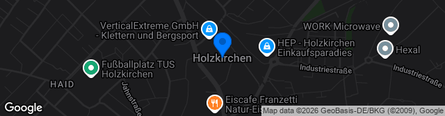 Map showing Sportplatz Holzkirchen