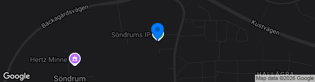 Map showing Söndrums IP